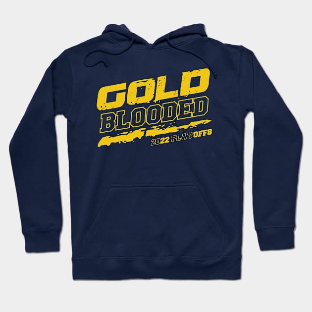 gold blooded 2022 playoffs Hoodie by ARMU66